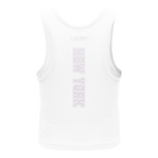 MLB NEW YORK YANKEES HOLOGRAM WOMEN'S FITTED RACERBACK (WHITE)