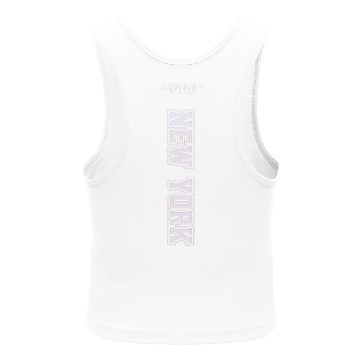MLB NEW YORK YANKEES HOLOGRAM WOMEN'S FITTED RACERBACK (WHITE)
