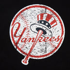 MLB NEW YORK YANKEES REBEL ATHLETICS T-SHIRT BABY DOLL POUR FEMME (NOIR)
