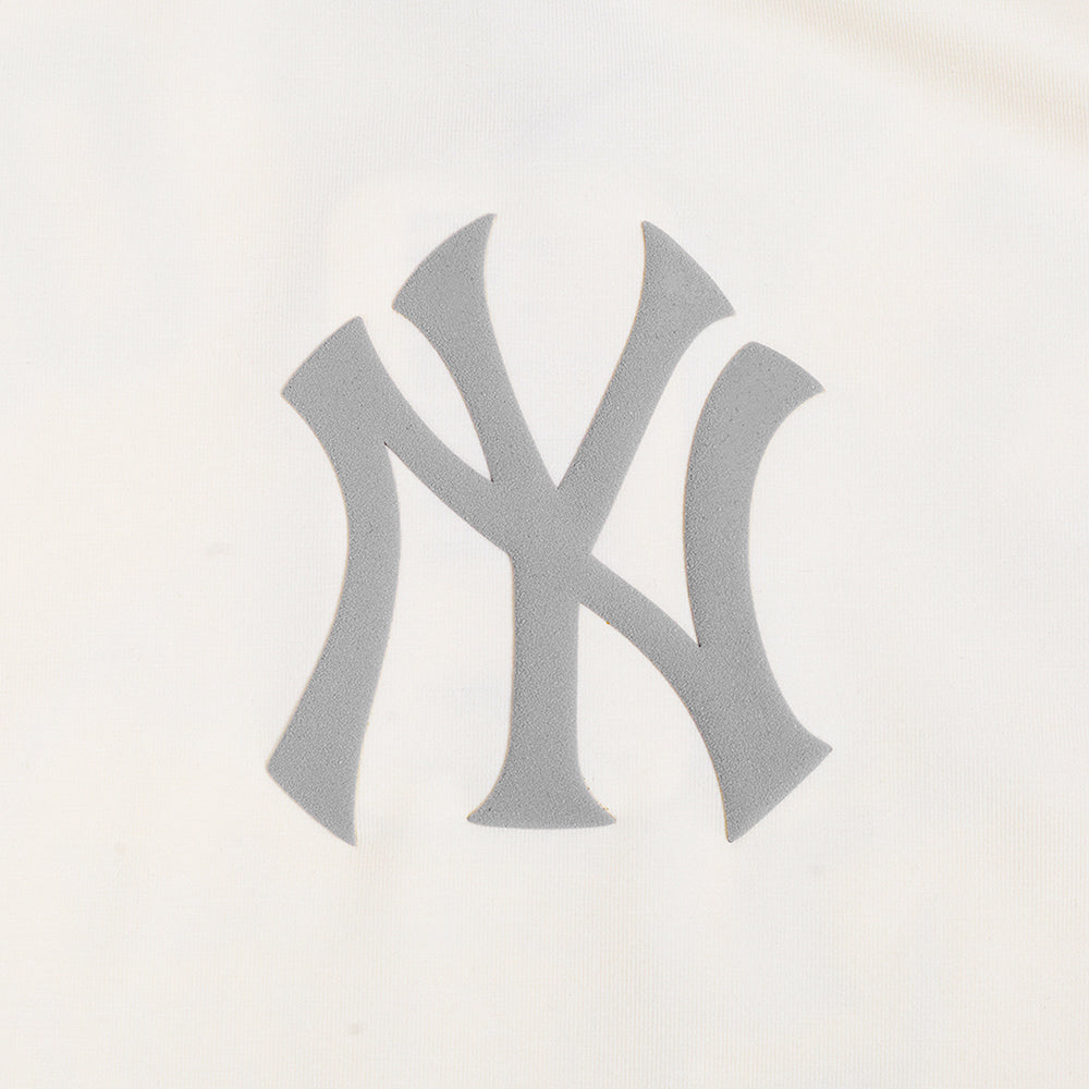 MLB NEW YORK YANKEES STREET TEAM WOMEN'S SJ SLIM FIT TOP (EGGSHELL)