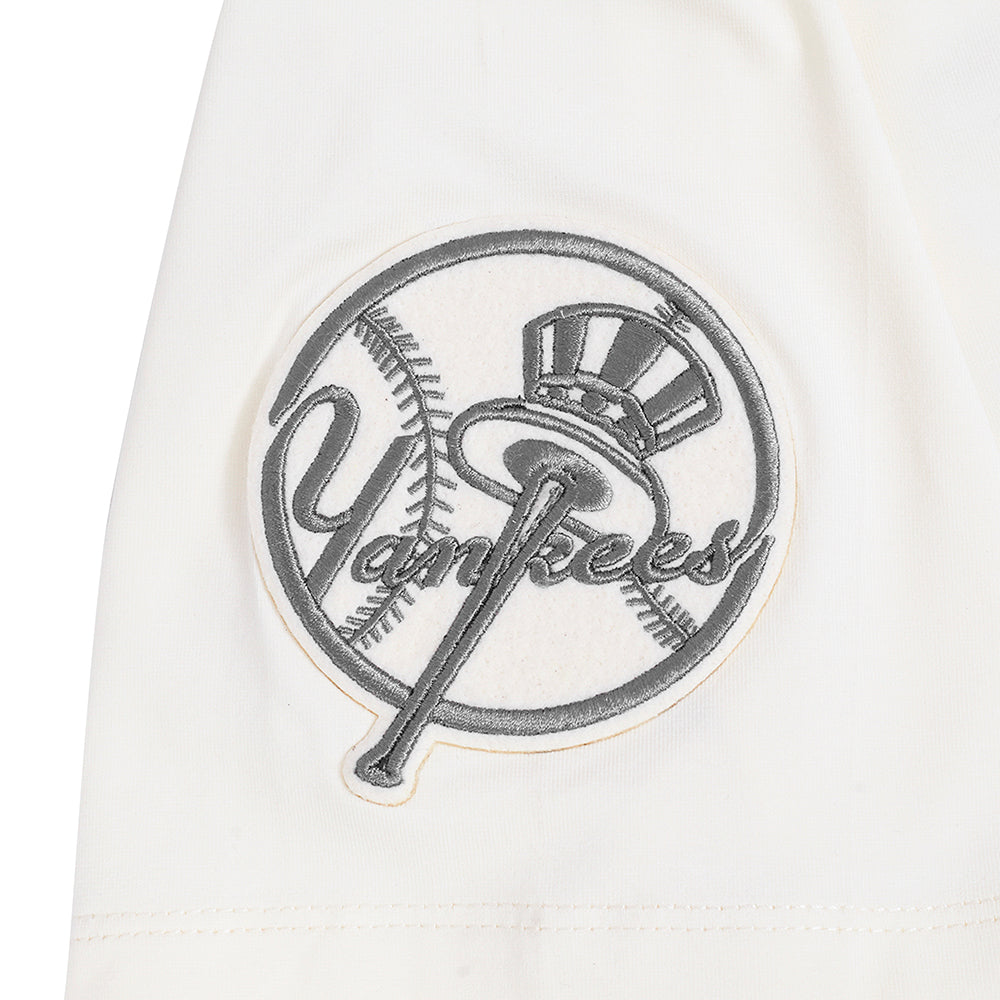 MLB NEW YORK YANKEES STREET TEAM WOMEN'S SJ SLIM FIT TOP (EGGSHELL)