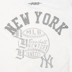 MLB NEW YORK YANKEES STREET TEAM WOMEN'S SJ SLIM FIT TOP (EGGSHELL)