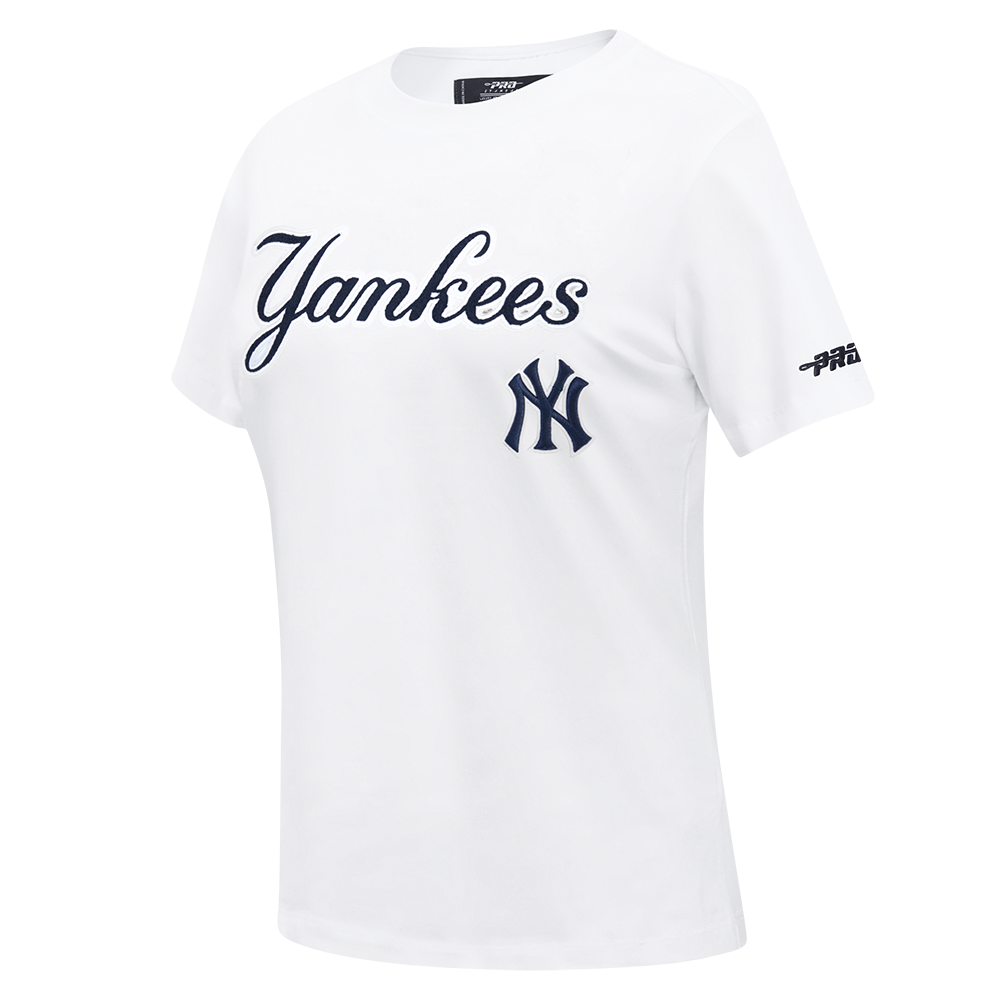 MLB NEW YORK YANKEES CLASSIC CHENILLE WOMEN'S SHIRT (WHITE)
