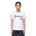 MLB NEW YORK YANKEES CLASSIC CHENILLE WOMEN'S SHIRT (WHITE)
