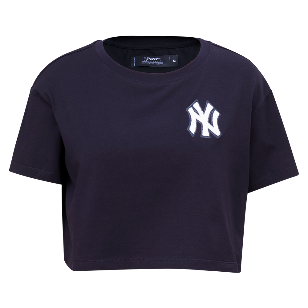 MLB NEW YORK YANKEES CLASSIC HAUT À COUPE CARRÉE POUR FEMME (MARINE MINUIT)
