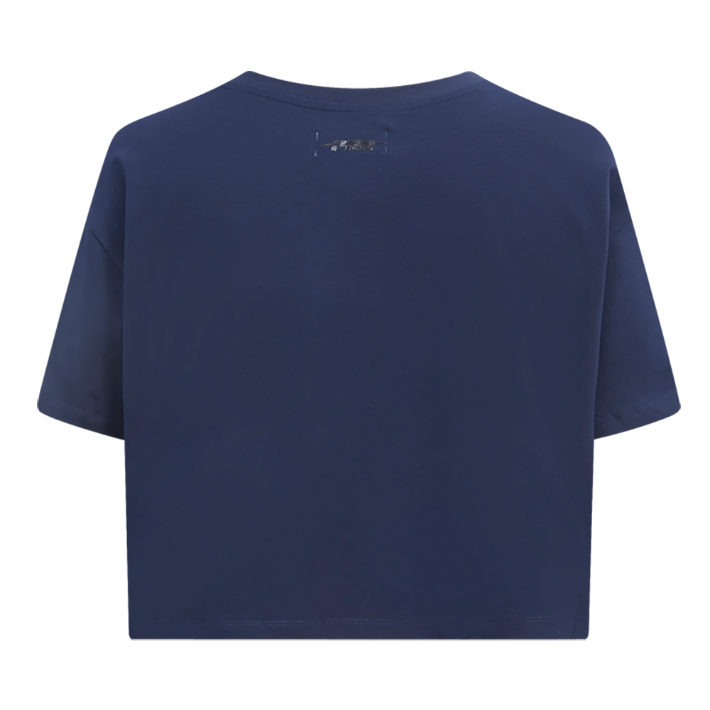 MLB NEW YORK YANKEES RETRO CLASSIC WOMEN'S BOXY TOP (MIDNIGHT NAVY)