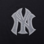 MLB NEW YORK YANKEES REVERSE FRENCH TERRY WOMEN'S BODYCON DRESS (BLACK)