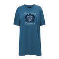 MLB NEW YORK YANKEES COUNTRY CLUB WOMEN'S TEE DRESS (STEEL BLUE)