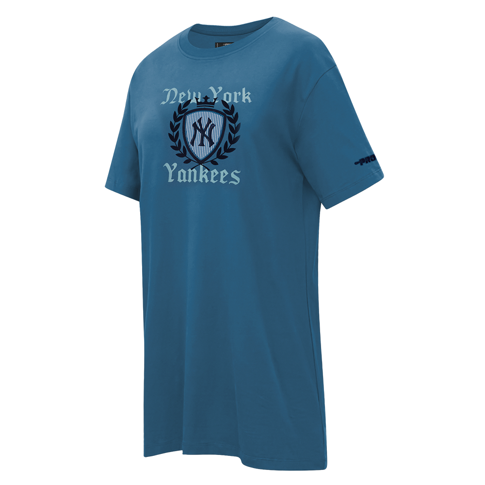MLB NEW YORK YANKEES COUNTRY CLUB WOMEN'S TEE DRESS (STEEL BLUE)