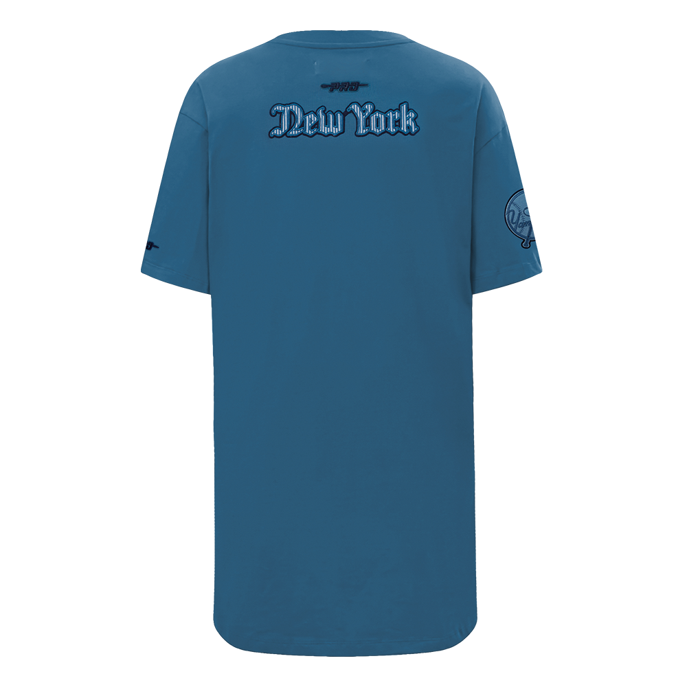 MLB NEW YORK YANKEES COUNTRY CLUB WOMEN'S TEE DRESS (STEEL BLUE)
