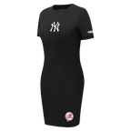 MLB NEW YORK YANKEES CLASSIC CHENILLE ROBE MOULANTE POUR FEMME (NOIR)