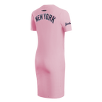 MLB NEW YORK YANKEES CLASSIC CHENILLE ROBE MOULANTE POUR FEMME (ROSE)