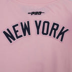 MLB NEW YORK YANKEES CLASSIC CHENILLE ROBE MOULANTE POUR FEMME (ROSE)