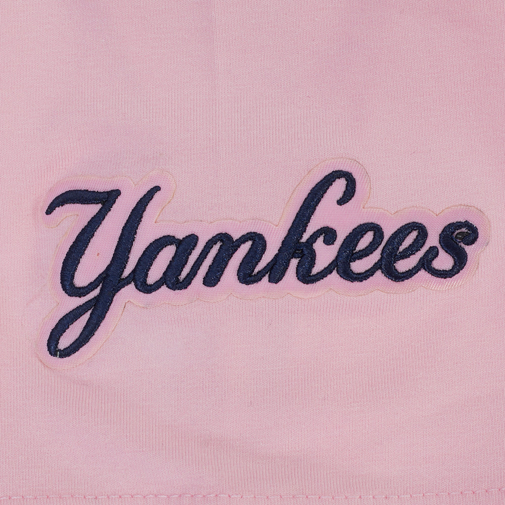 MLB NEW YORK YANKEES CLASSIC CHENILLE ROBE MOULANTE POUR FEMME (ROSE)