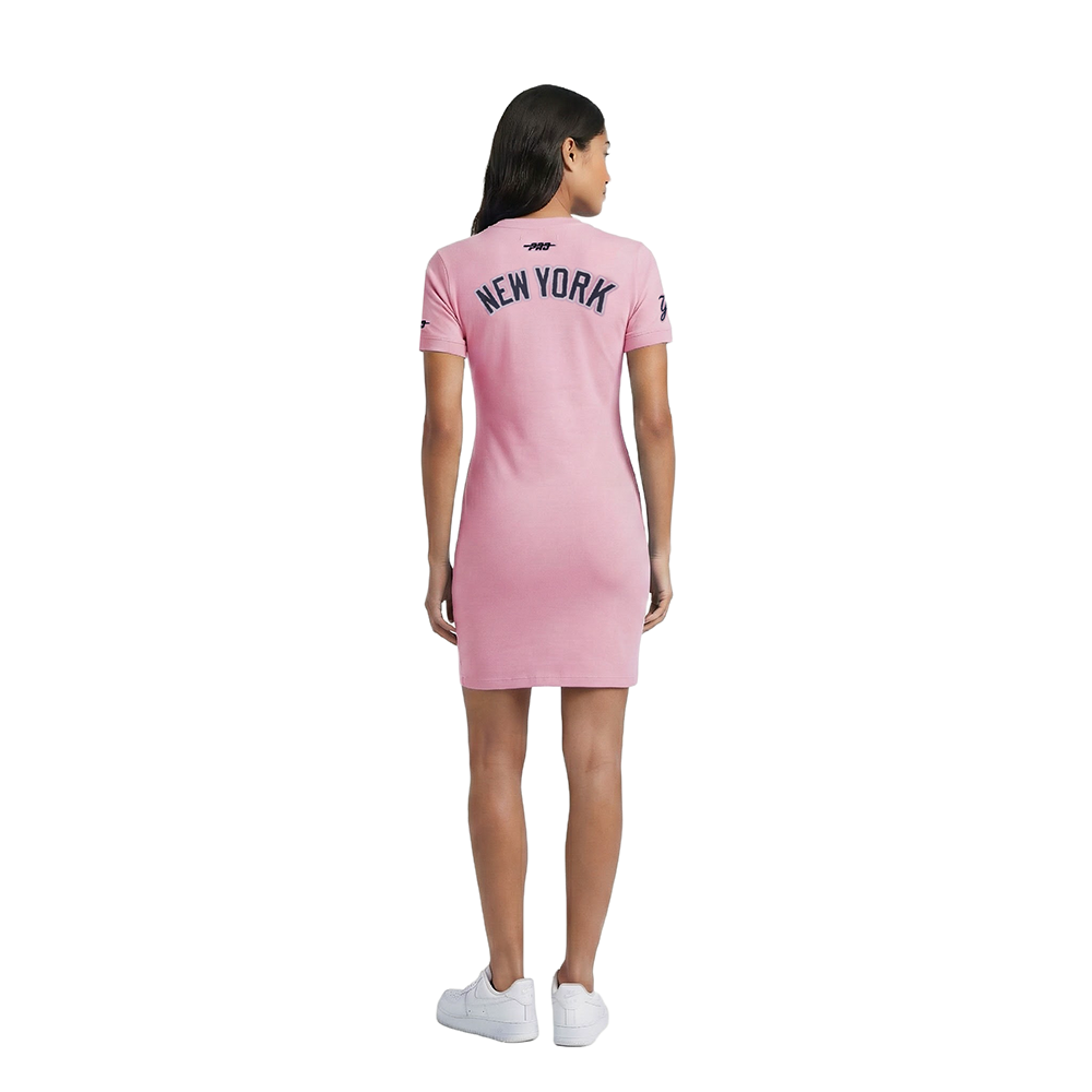 MLB NEW YORK YANKEES CLASSIC CHENILLE ROBE MOULANTE POUR FEMME (ROSE)