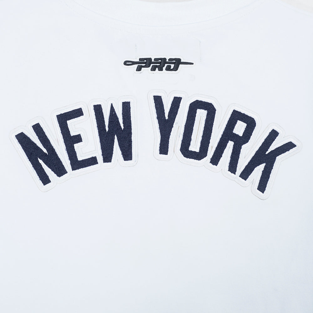 MLB NEW YORK YANKEES CLASSIC CHENILLE WOMEN'S DRESS (WHITE)