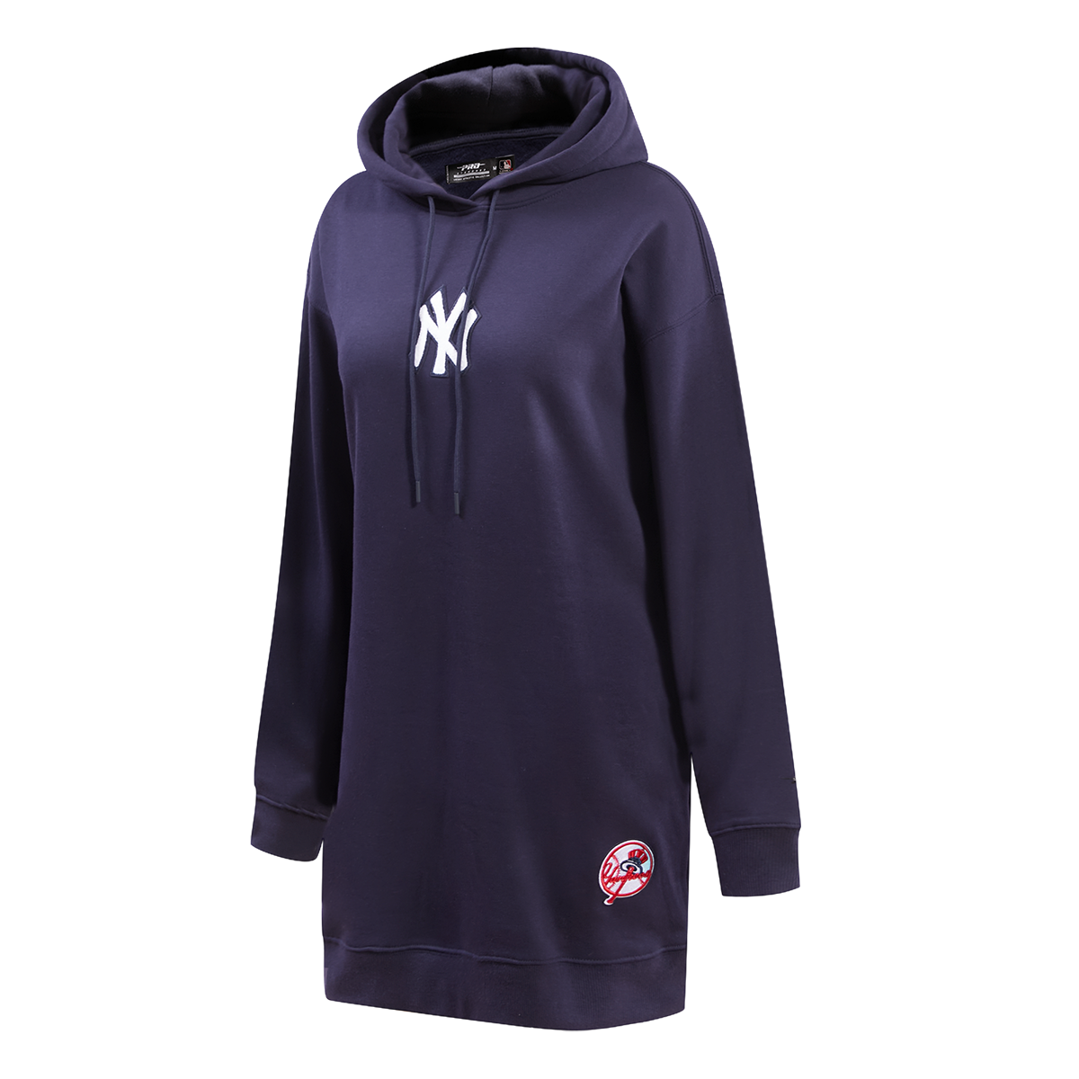 MLB NEW YORK YANKEES CLASSIC WOMEN'S HOODIE DRESS (MIDNIGHT NAVY)