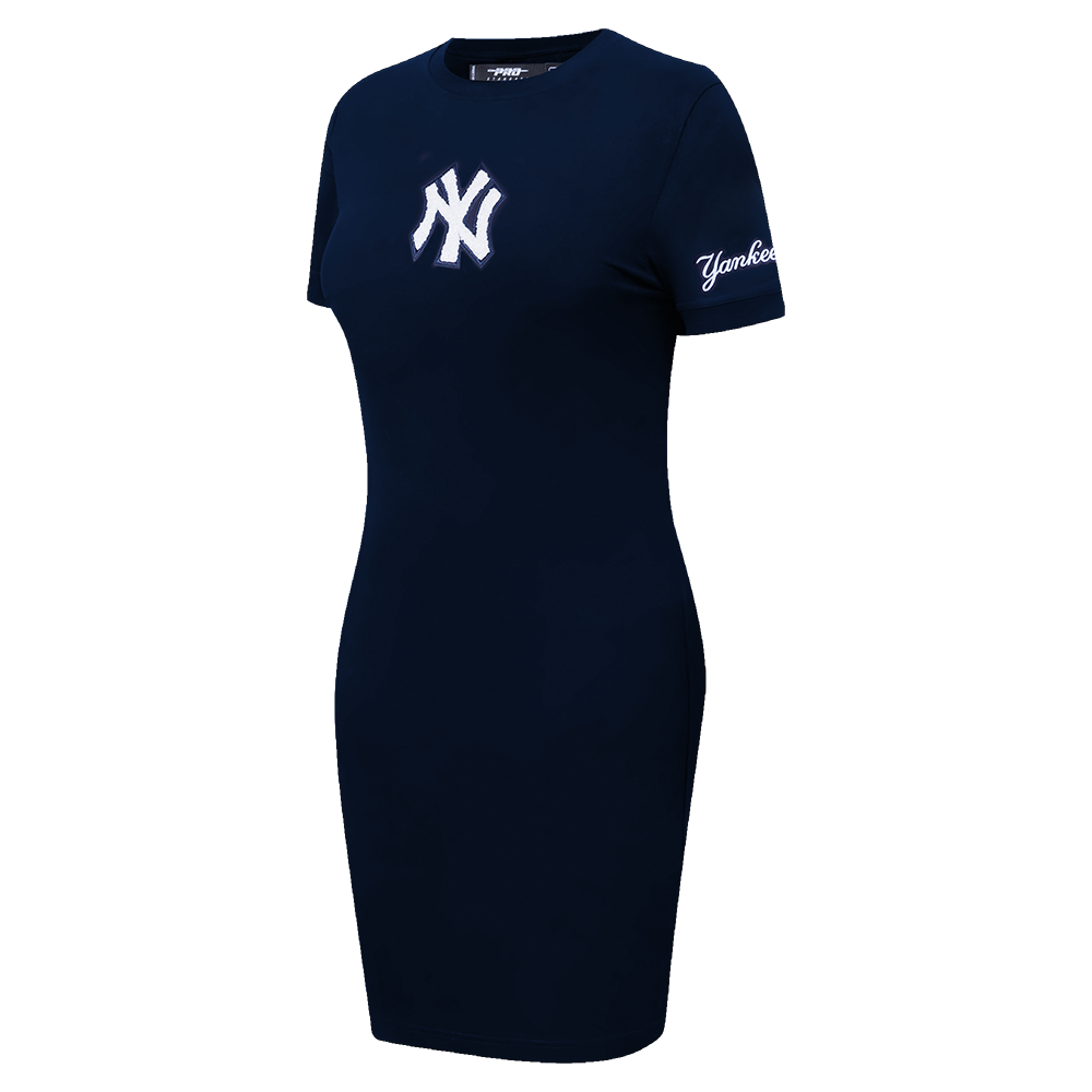 MLB NEW YORK YANKEES CLASSIC WOMEN'S BODYCON DRESS (MIDNIGHT NAVY)