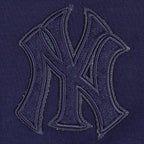 MLB NEW YORK YANKEES TRIPLE TONAL CHANDAIL À CAPUCHON EN MAILLE DOUBLE À GLISSIÈRE POUR FEMME (MARINE MINUIT)