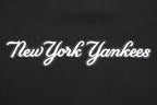MLB NEW YORK YANKEES PEARLS WOMEN'S RIB FLEECE CREWNECK (BLACK)
