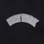 MLB NEW YORK YANKEES REVERSE FRENCH TERRY WOMEN'S FLEECE CREWNECK (BLACK)