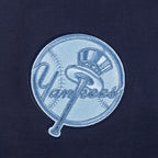 MLB NEW YORK YANKEES COUNTRY CLUB CHANDAIL À COL ROND EN MAILLE DOUBLE POUR FEMME (MARINE MINUIT)