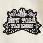 MLB NEW YORK YANKEES REBEL ATHLETICS CHANDAIL À COL ROND EN MOLLETON POUR FEMME (COQUILLE D'ŒUF)