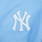 MLB NEW YORK YANKEES WINGSPAN CHANDAIL À COL ROND EN MOLLETON POUR FEMME (BLEU UNIVERSITÉ)
