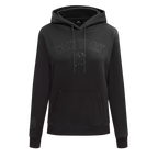 MLB NEW YORK YANKEES TRIPLE BLACK CHANDAIL À CAPUCHON EN MOLLETON POUR FEMME (TRIPLE NOIR FEMME)