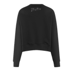 MLB NEW YORK YANKEES TRIPLE BLACK WOMEN'S FLEECE CREWNECK (TRIPLE BLACK WOMEN'S)
