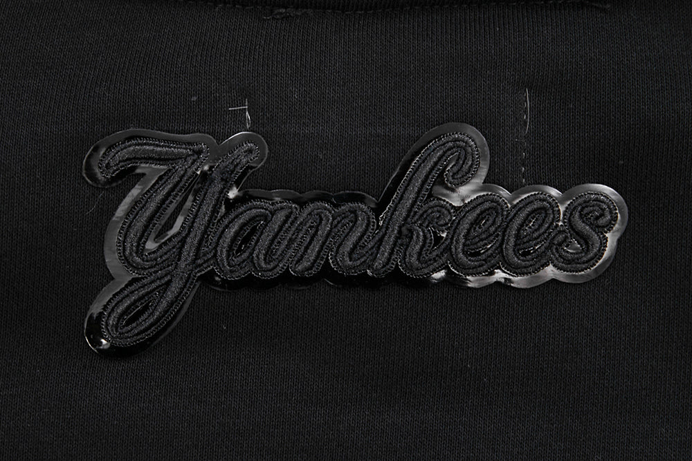 MLB NEW YORK YANKEES TRIPLE BLACK WOMEN'S FLEECE CREWNECK (TRIPLE BLACK WOMEN'S)