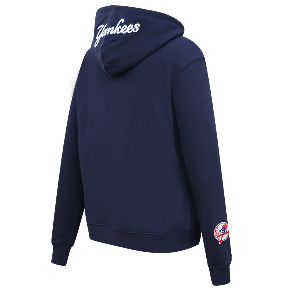 MLB NEW YORK YANKEES CLASSIC WOMEN'S PULLOVER HOODIE (MIDNIGHT NAVY)