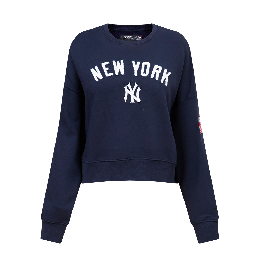 MLB NEW YORK YANKEES CLASSIC WOMEN'S CREWNECK (MIDNIGHT NAVY)
