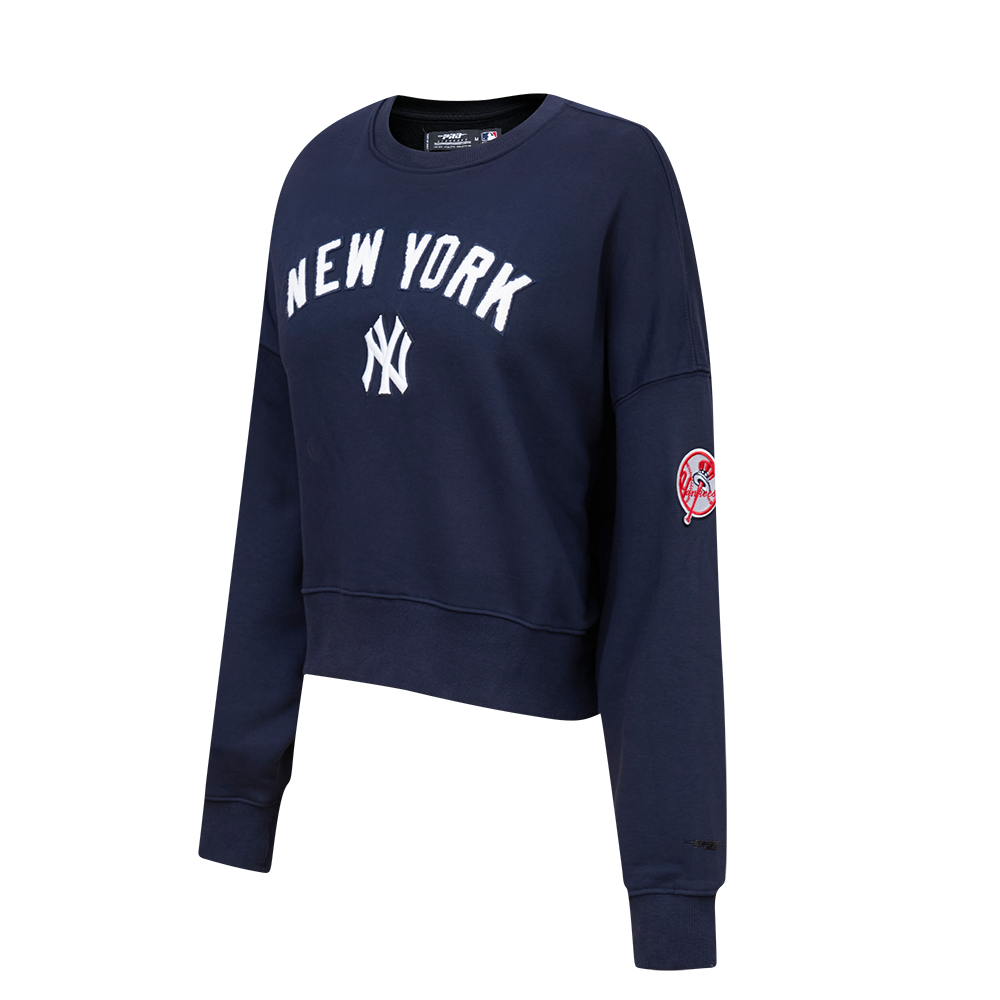 MLB NEW YORK YANKEES CLASSIC WOMEN'S CREWNECK (MIDNIGHT NAVY)