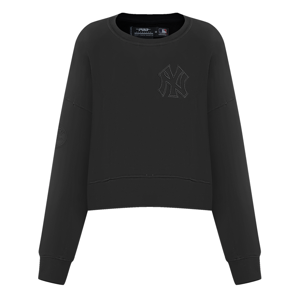 MLB NEW YORK YANKEES NEUTRAL WOMEN'S CREWNECK (BLACK)