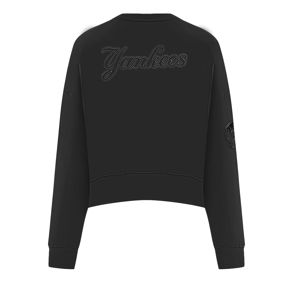 MLB NEW YORK YANKEES NEUTRAL WOMEN'S CREWNECK (BLACK)