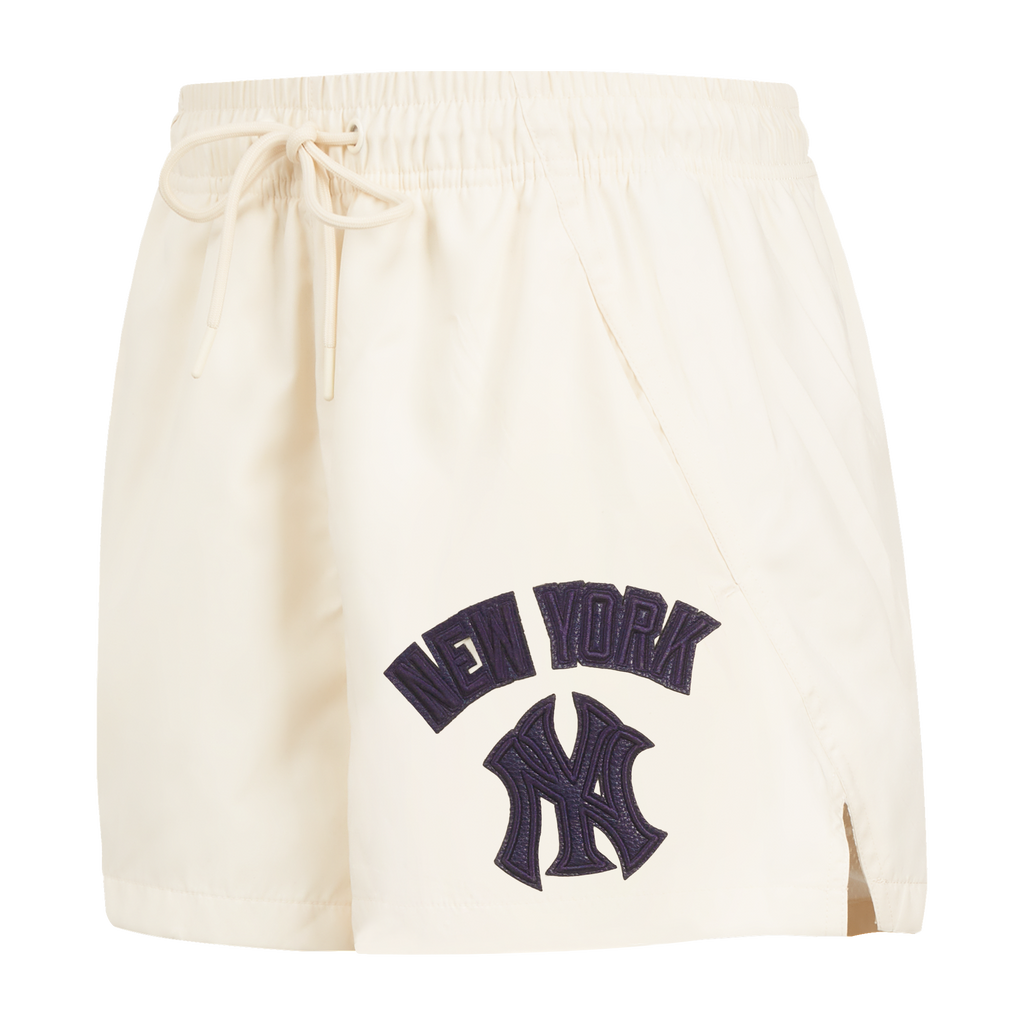 MLB NEW YORK YANKEES TRIPLE TONAL SHORT TISSÉ POUR FEMME POUR FEMME (COQUILLE D'ŒUF)
