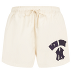 MLB NEW YORK YANKEES TRIPLE TONAL SHORT TISSÉ POUR FEMME POUR FEMME (COQUILLE D'ŒUF)