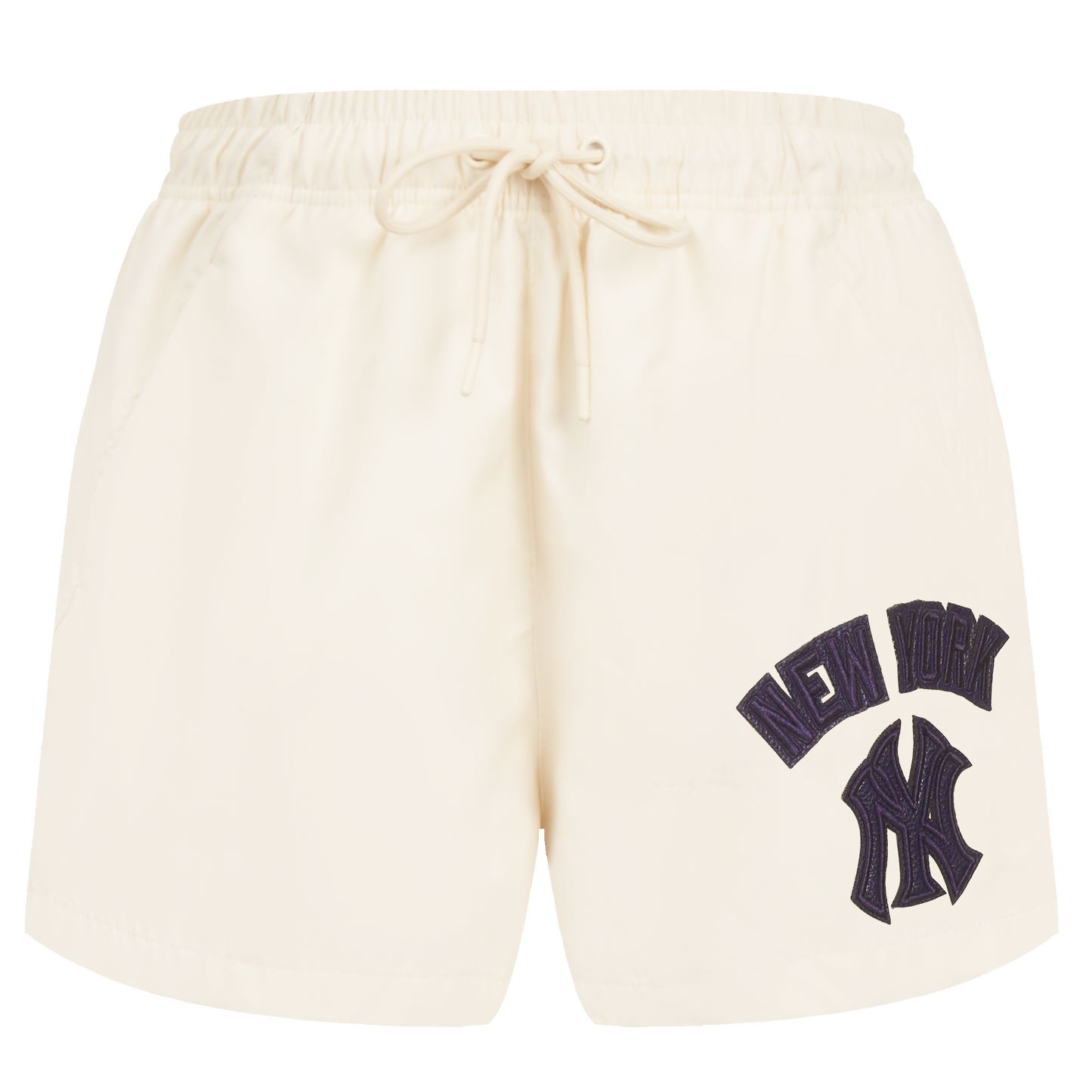 MLB NEW YORK YANKEES TRIPLE TONAL W WOVEN WOMEN'S SHORT (EGGSHELL)