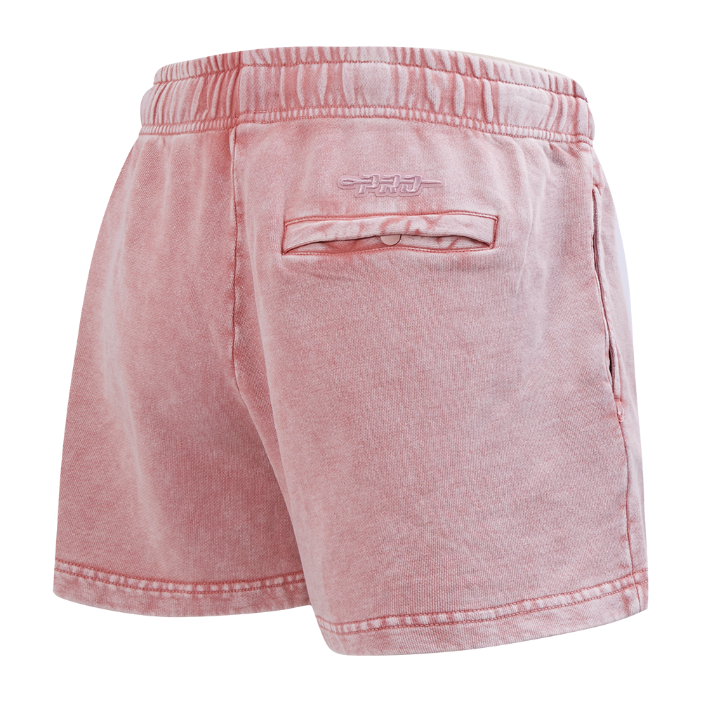 MLB NEW YORK YANKEES WASHED CLASSIC SHORT EN MOLLETON FRANÇAIS DÉLAVÉ À L'ENZYME POUR FEMME (MAUVE DÉLAVÉ)