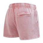 MLB NEW YORK YANKEES WASHED CLASSIC SHORT EN MOLLETON FRANÇAIS DÉLAVÉ À L'ENZYME POUR FEMME (MAUVE DÉLAVÉ)