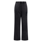 MLB NEW YORK YANKEES WASHED CLASSIC PANTALON OUATÉ POUR FEMME (NOIR DÉLAVÉ)