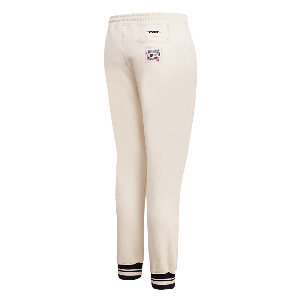 MLB NEW YORK YANKEES RETRO CLASSIC WOMEN'S SWEATPANT (EGGSHELL/ MIDNIGHT NAVY)