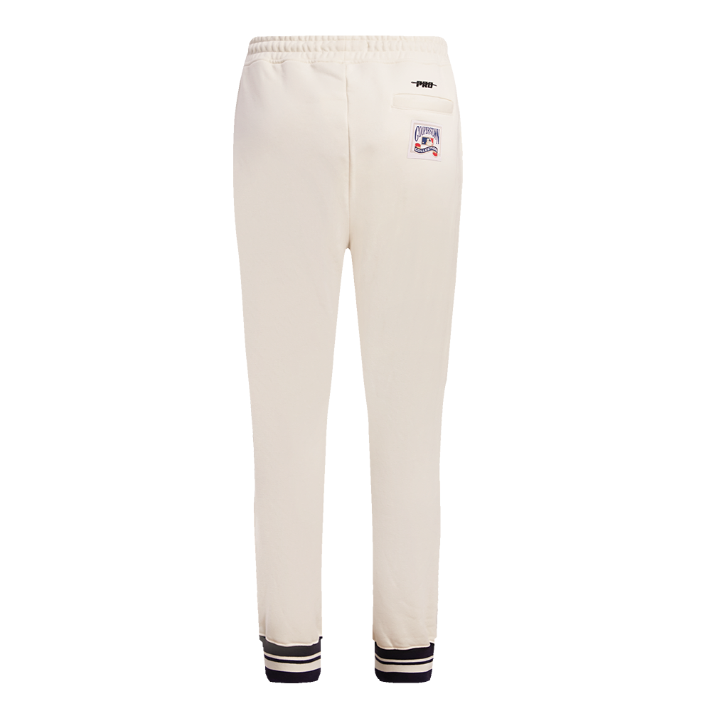 MLB NEW YORK YANKEES RETRO CLASSIC WOMEN'S SWEATPANT (EGGSHELL/ MIDNIGHT NAVY)