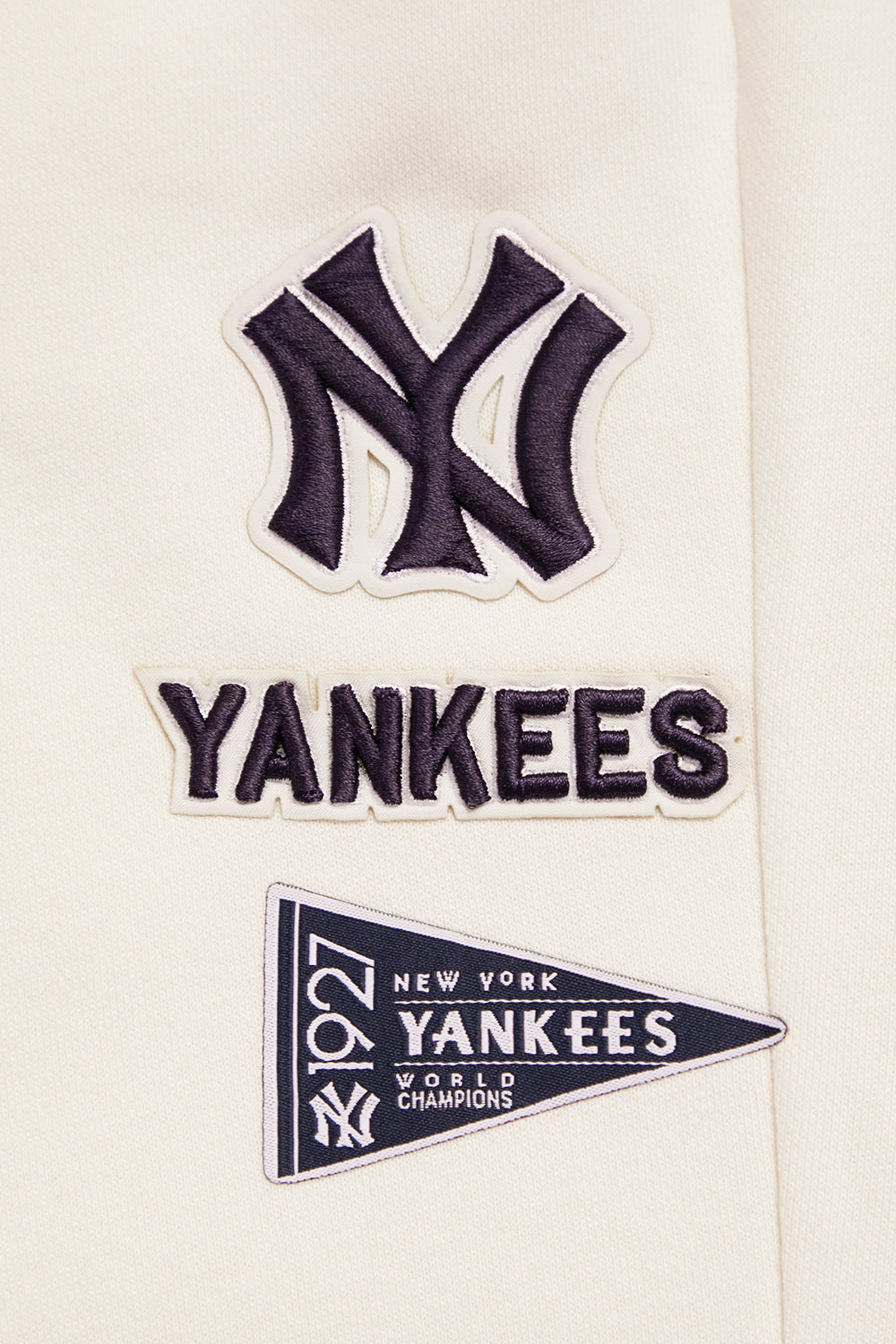 MLB NEW YORK YANKEES RETRO CLASSIC WOMEN'S SWEATPANT (EGGSHELL/ MIDNIGHT NAVY)