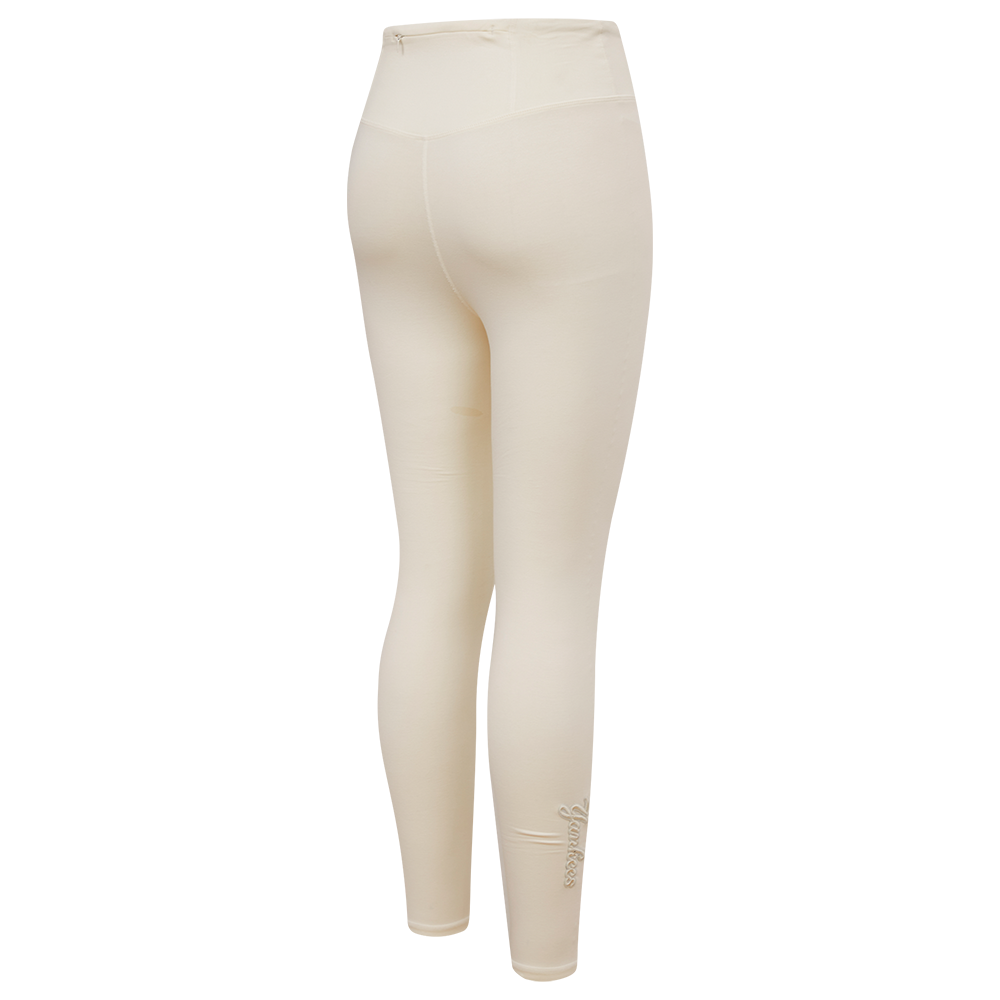 MLB NEW YORK YANKEES NEUTRAL WOMEN'S JERSEY LEGGING (EGGSHELL)