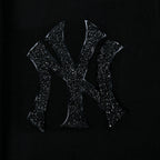MLB NEW YORK YANKEES WASHED CRYSTALLINE BLOUSON COLLÉGIAL POUR FEMME (NOIR)