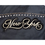 MLB NEW YORK YANKEES RENEGADE BLOUSON DE CUIR POUR FEMME (NOIR)