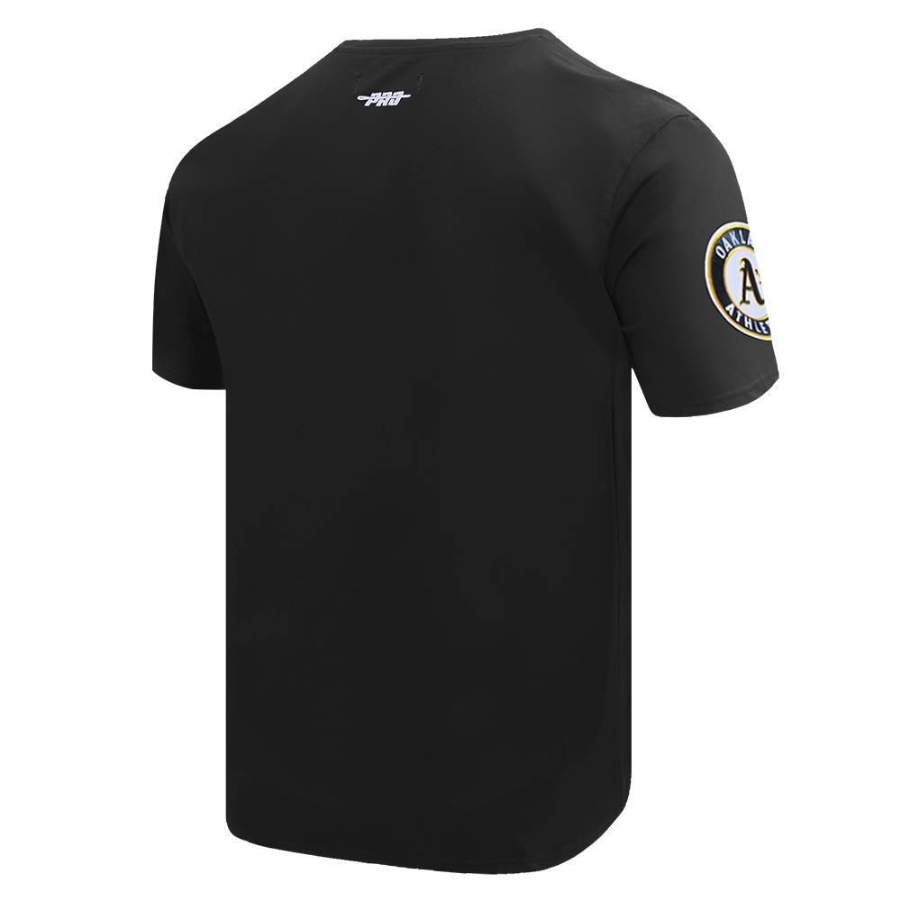 MLB OAKLAND ATHLETICS MASH UP HAUT EN JERSEY SIMPLE POUR HOMME (NOIR)