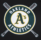 MLB OAKLAND ATHLETICS MASH UP HAUT EN JERSEY SIMPLE POUR HOMME (NOIR)